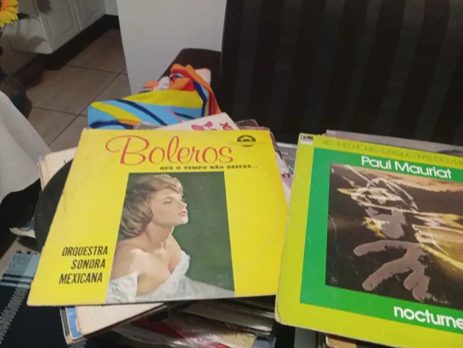 Disco vinil máquina de escrever