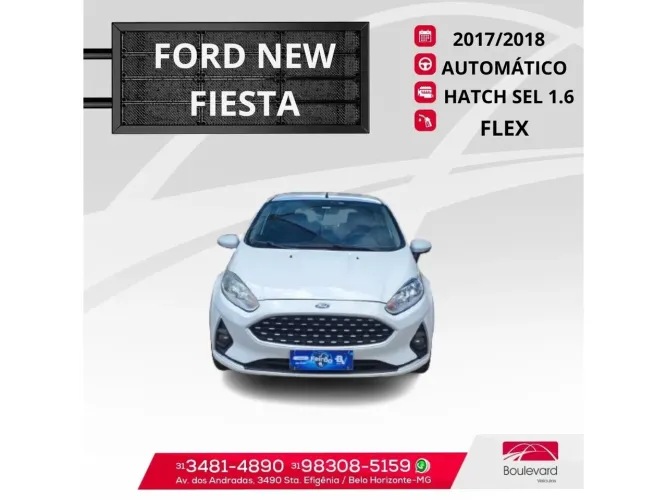 Ford Fiesta SEL 1.6 16V Flex Aut. 5P 2018