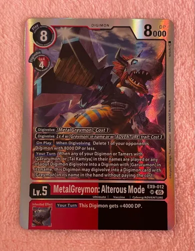 Metalgreymon Alterous Mode EX9-012 Digimon TCG