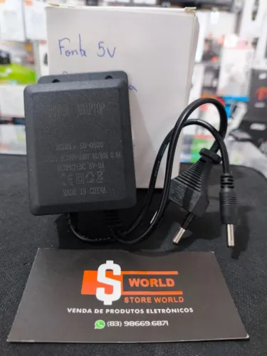 Fonte 5V 2a para Câmera externa - Pronta entrega. Loja Store World 