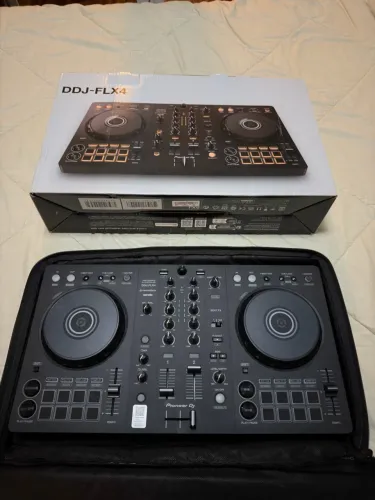 Controladora Pioneer DJ DDJ-FLX4 + Bag de Transporte + Caixa Original