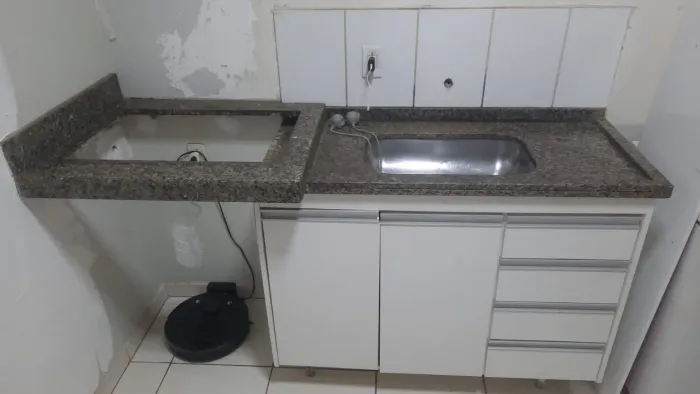 Pia de cozinha e pedra para cooktop