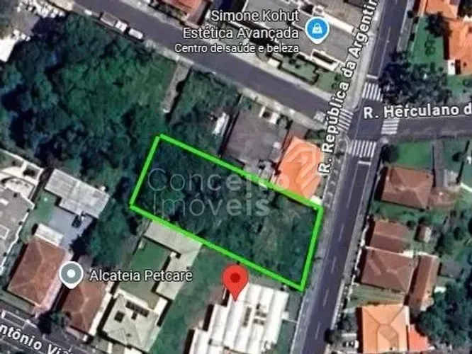 Terreno com 1246m² - Órfãs