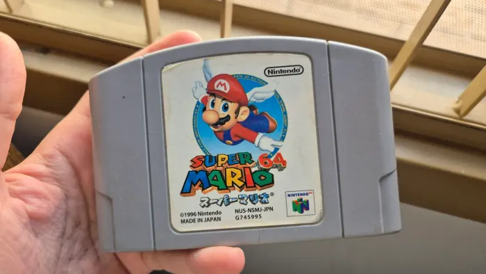 Fita Cartucho Mario 64 (Nintendo 64 Adaptado)