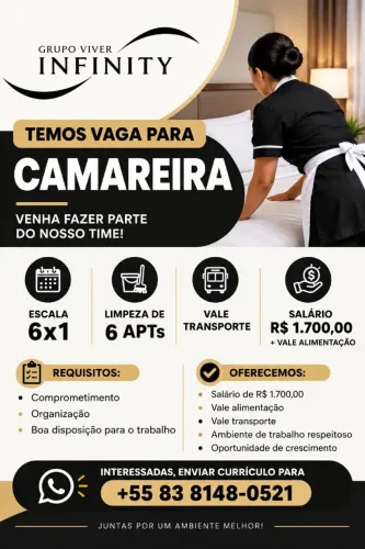 Vaga de Camareira