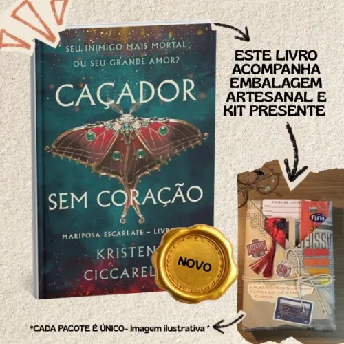 Livro Presente | Caçador sem coração (livro novo)