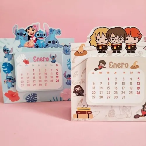 Mini calendários personalizados 