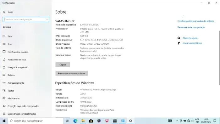 Notebook Samsung X23 NP300E5M-XD1BR