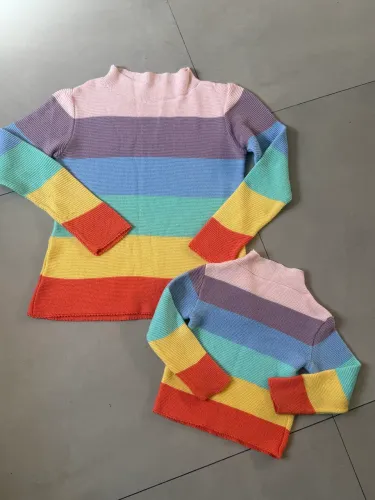 Conjunto de blusas mãe e filha