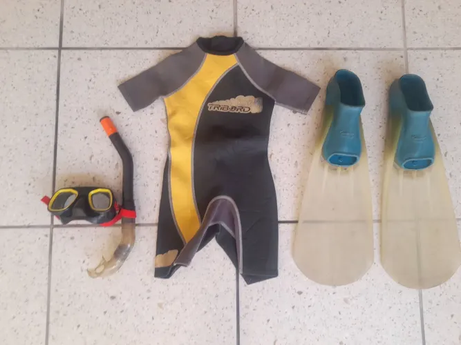 Material para mergulhos 