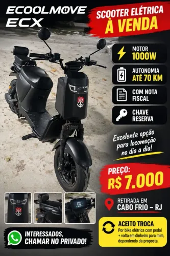 Scooter elétrica Ecoolmove