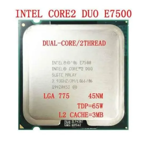 Core 2 Duo E7500 Lga 775