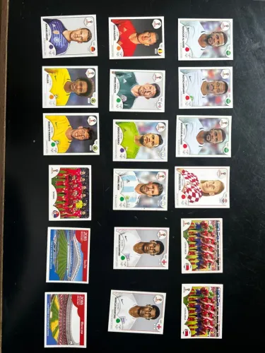 Figurinhas da copa do mundo de 2018 - 2022