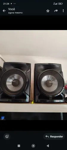 Som Sony 3 caixas 