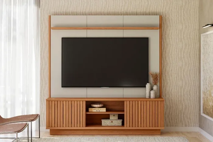 Home Theater 1,86m Brasil Design Ripado t8