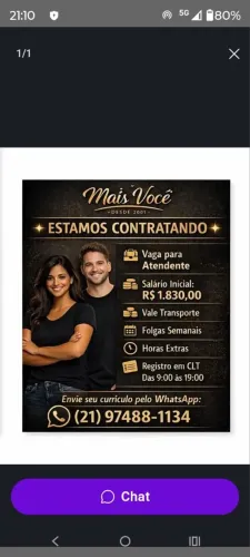 Atendentes e estoquistas para loja de roupas!!!