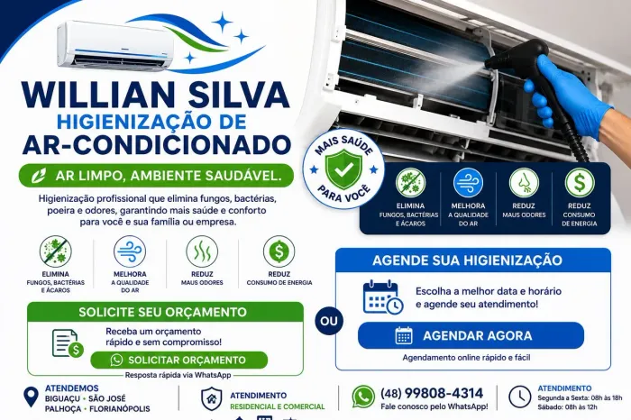 Higienização de AR CONDICIONADO
