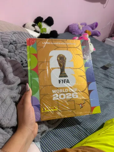 Álbum da copa capa de ouro