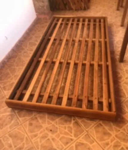 Madeira maciça cama auxiliar