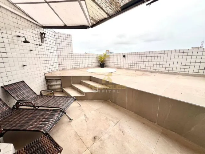 Cobertura para venda e locação com 3 dormitórios, 147 m² - Vila Matias - Santos/SP