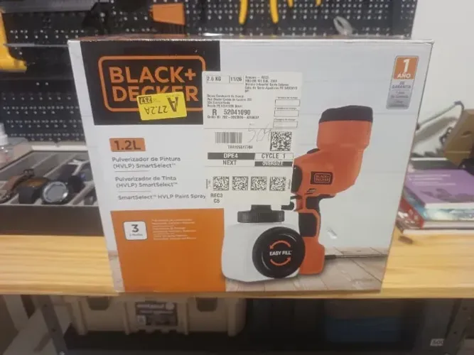 PISTOLA DE PINTURA PULVERIZADORA BLACK & DECKER