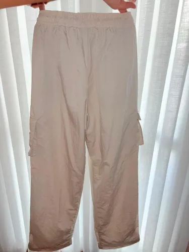 Calça branca baggy Nike nova