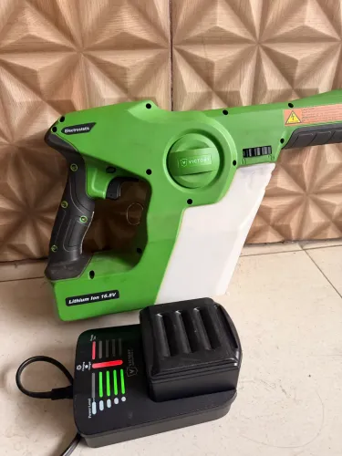 Pulverizador eletrostático Victory sem fio com bateria automatico