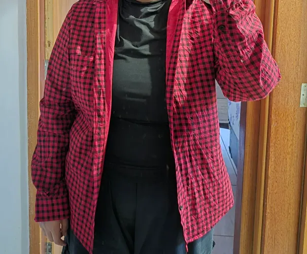 CAMISA XADREZ VERMELHA