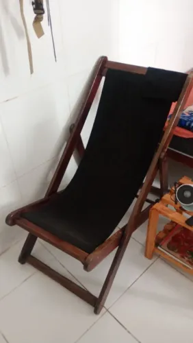 Cadeira espreguiçadeira estilosa vintage