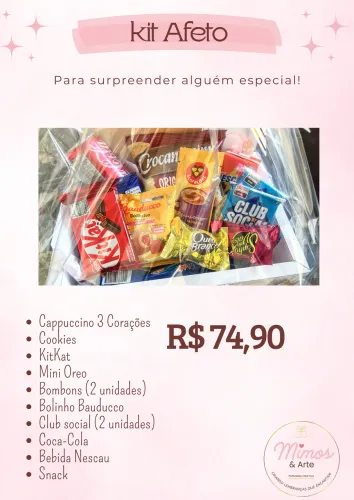 Kit caixa cenário