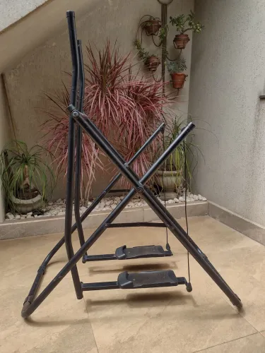 Vendo simulador de caminhada. 