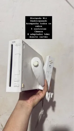 Nintendo wii desbloqueado e com jogos