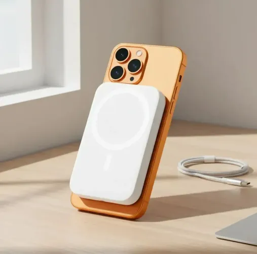 Power Bank Compatível Com iPhone do 11 ao 17 Pro Max