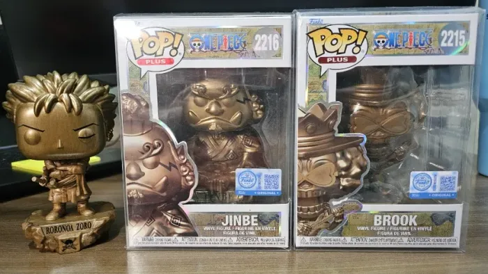 Set 3 estátuas de Bronze One Piece 