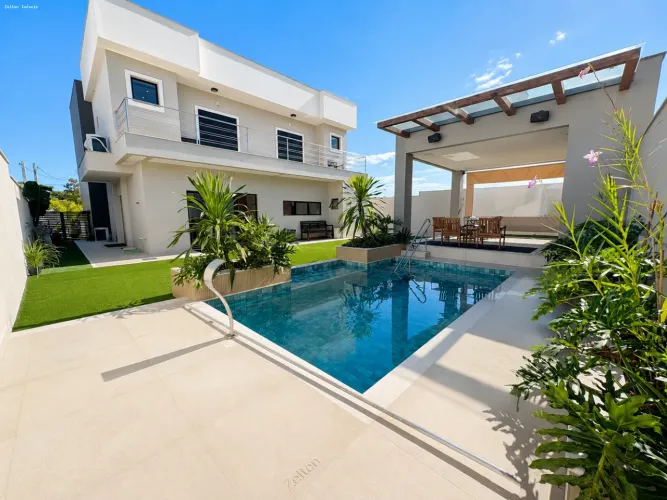 Casa em Condomínio para Venda em Rio das Ostras, Alphaville, 4 dormitórios, 4 suítes, 5 ba