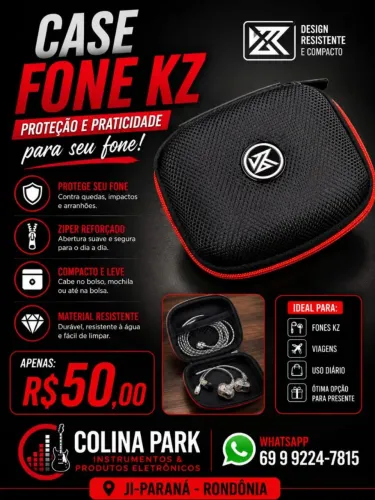 Case Fone de ouvido KZ