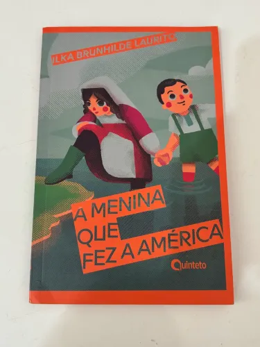 paradidático A menina que fez a América - editora Quinteto