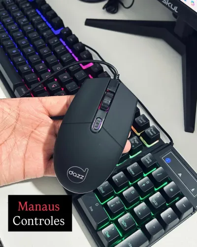 Kit Gamer Teclado + Mouse Shadow Strike Duo 3600 Dpi USB 