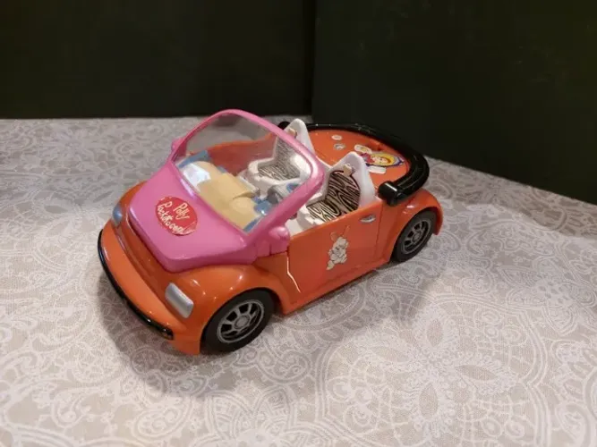 Carro Polly Pocket Conversível Mattel - 2001 