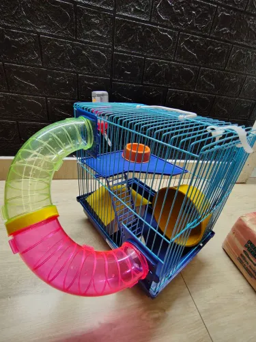 Gaiola hamster 2 andares completa