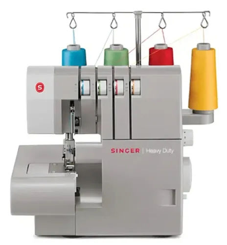 Máquina de costura overlock Singer Heavy Duty 14HD854 portátil - cinza - Nova