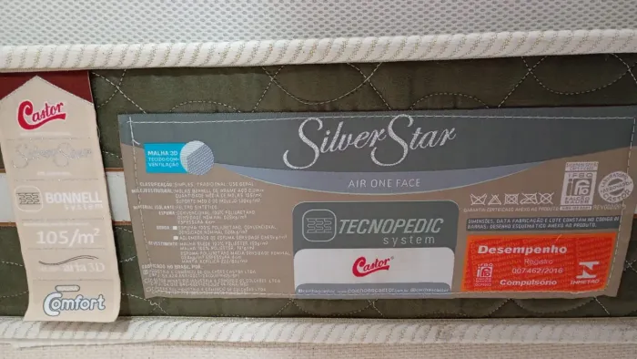 Cama com Colchão Castor