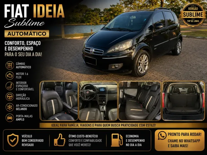 Fiat Idea Essence Sublime Dual.1.6 Flex16v 5P 2014