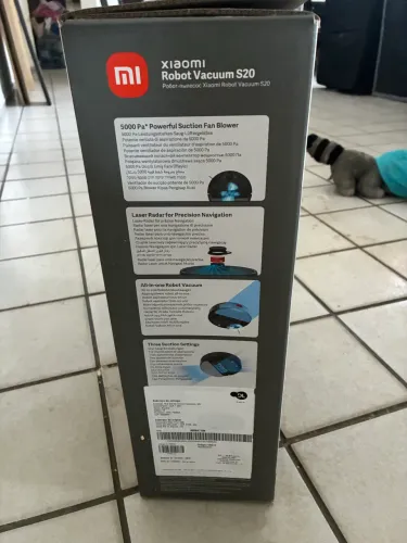 Robô Aspirador Xiaomi S20 5000Pa com Mapeamento Laser - Pouco Uso