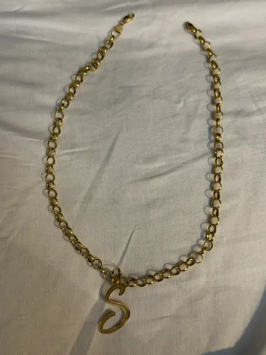 Cordão ouro feminino com pingente 