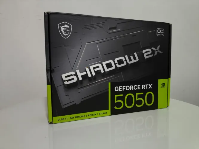 Placa de vídeo NVidia RTX 5050 MSI Shadow 2X 8GB.