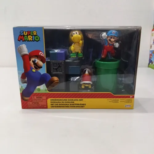 Vendo Playset Diorama Abaixo Do Solo Com 3 Bonecos - Novo
