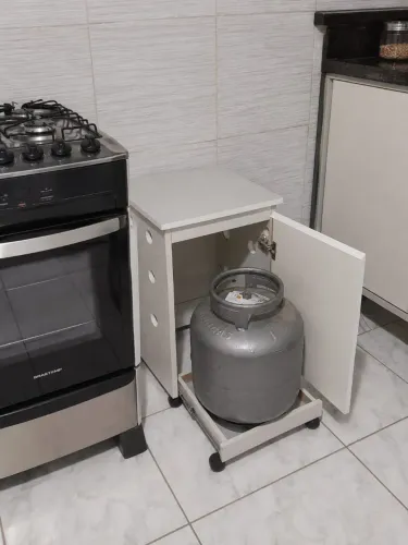 Gabinete extraivel 100% MDF para Botijão