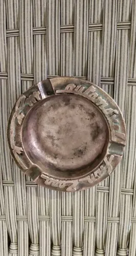 CINZEIRO ANTIGO DE BRONZE PESADO 