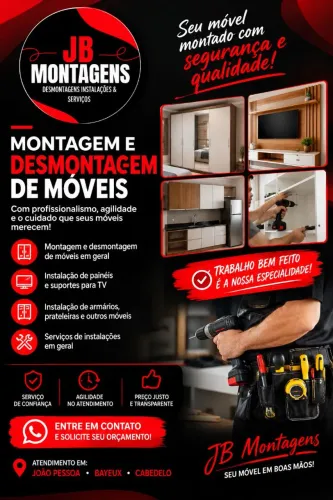 Montador de moveis, desmontagens  & Instalações